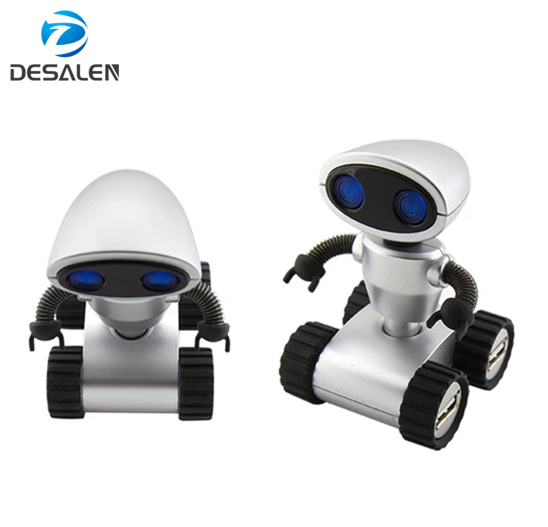 Promotion Gifts Cute Design 4 Ports micro android 2.0 Robot USB Hub